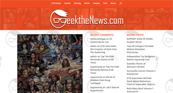 Desktop Screenshot of geekthenews.com